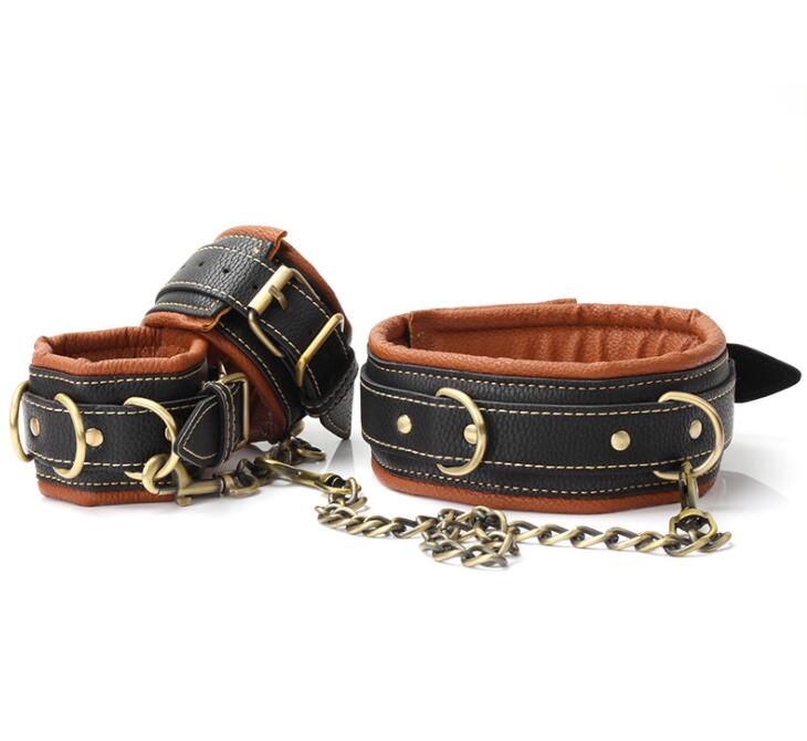 Leather cuffs bondage