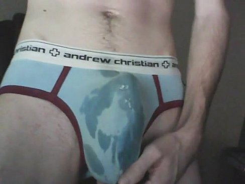 Cum his underwear