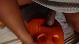 Halloween pumpkin surprise girlfriend dryhumping karenkevin