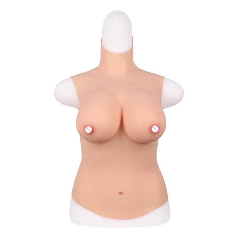 Male female silicone breast forms