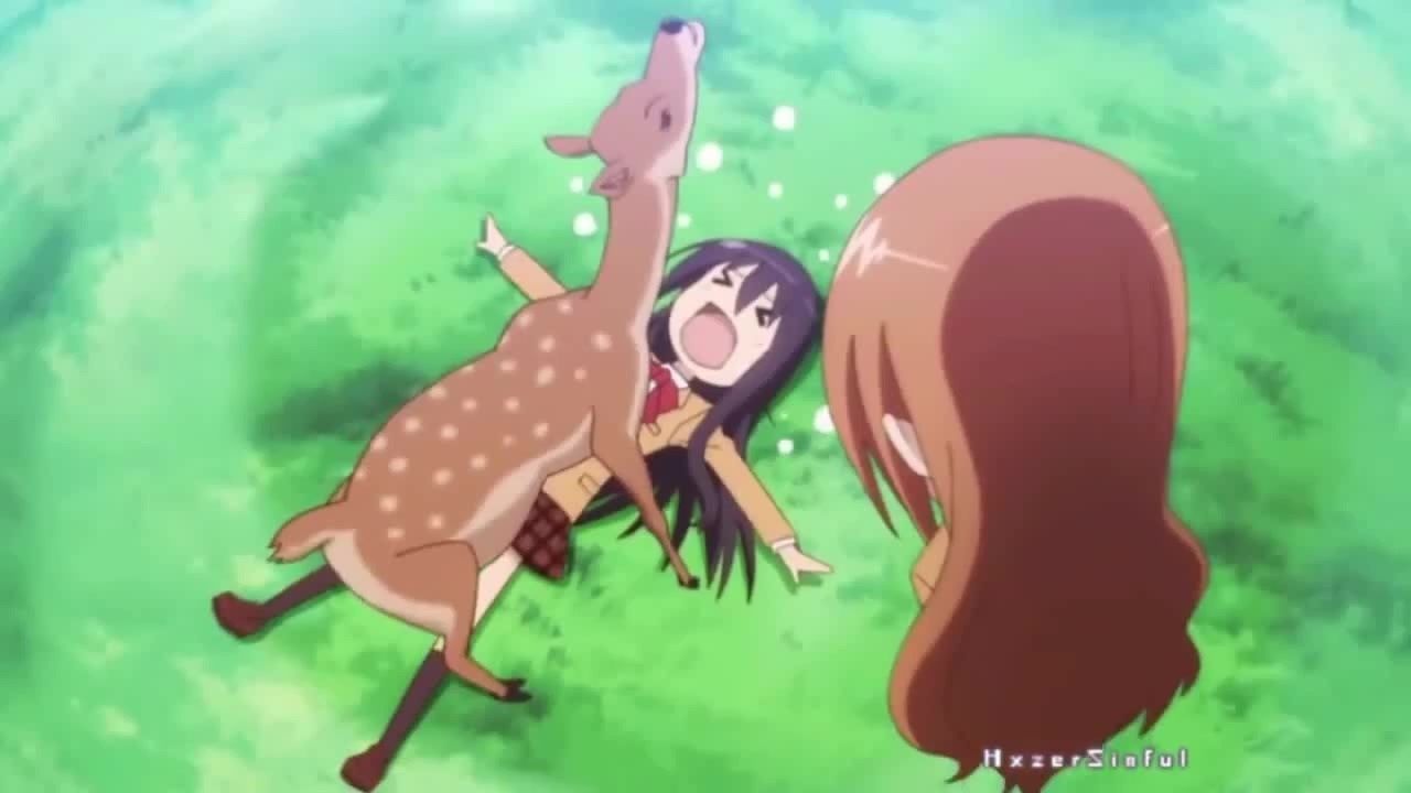 Girl fucked by deer animation
