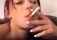 Smoking fetish bj