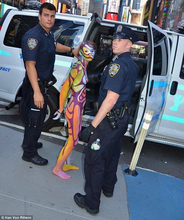 best of Arrest naked girl police