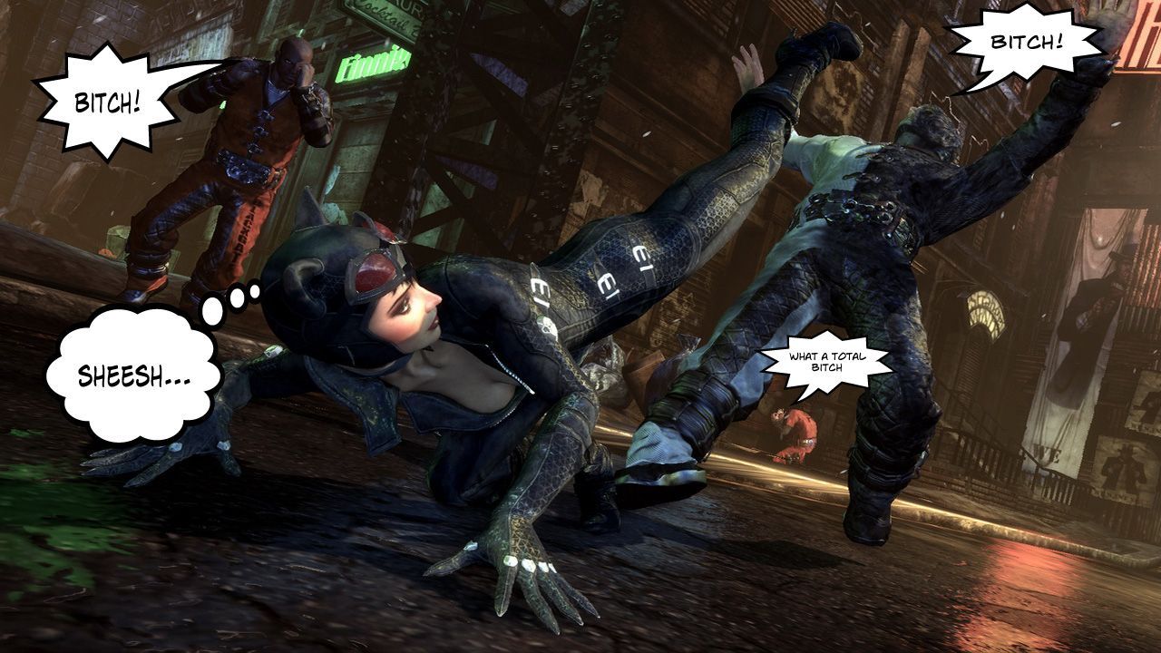 best of Arkham city catwoman batman